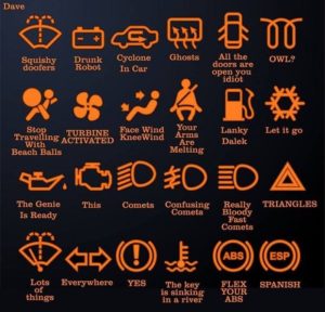 Do you need to action with a warning light showing?