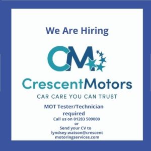 Crescent Motoring Services have a vacancy!