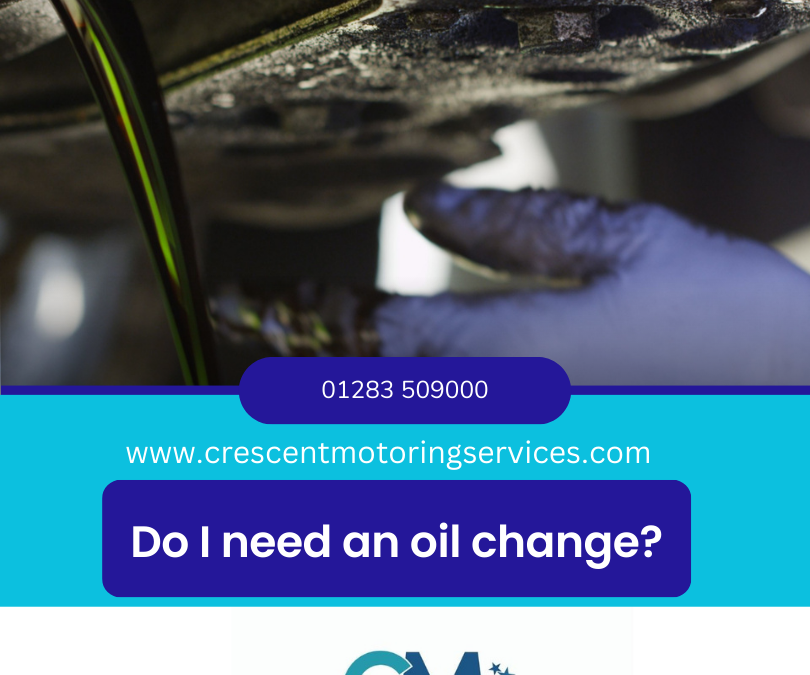 Do I need an oil change? Crescent Motoring Services in Burton can help.